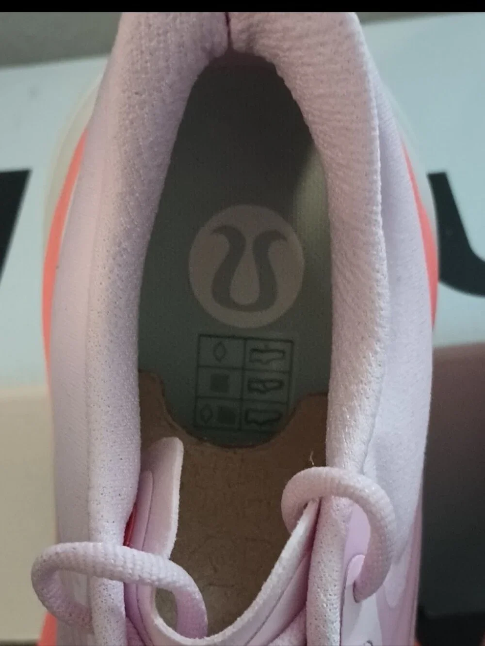 lululemon athletica Pink and Coral Womens Running Sneakers - Picture 8 of 10